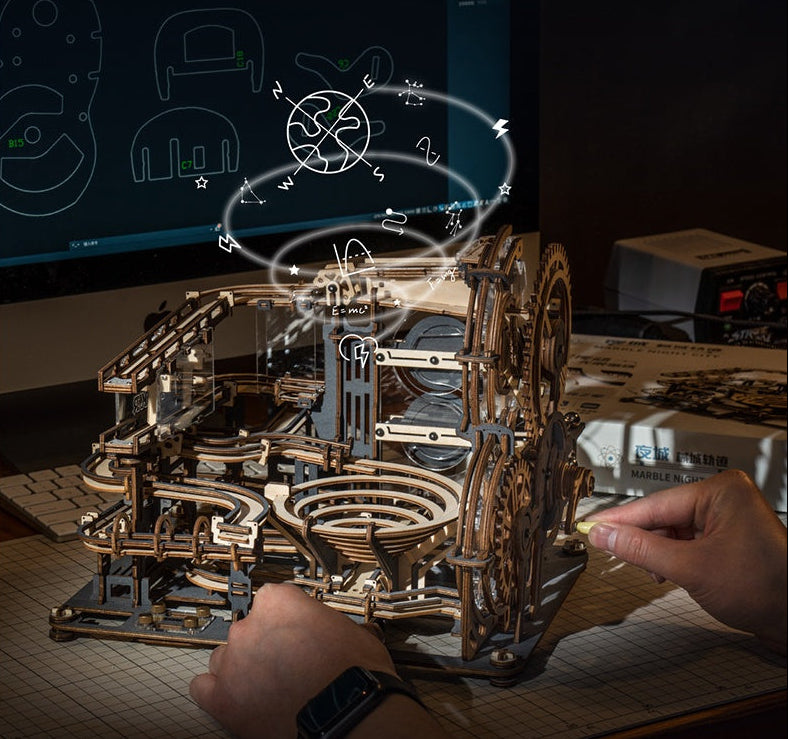 3D Träpussel Kulbana – Night City