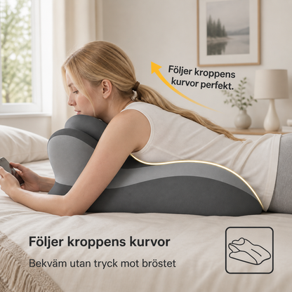 Scrolla, läs och titta – utan att belasta nacke och rygg