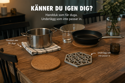 Slipp fula underlägg på bordet!